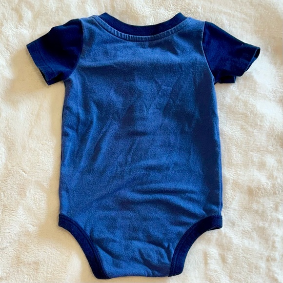 Cat & Jack Blue Baby Onesies - Set of 3 - Size: 0-3 Months - Picture 4 of 10